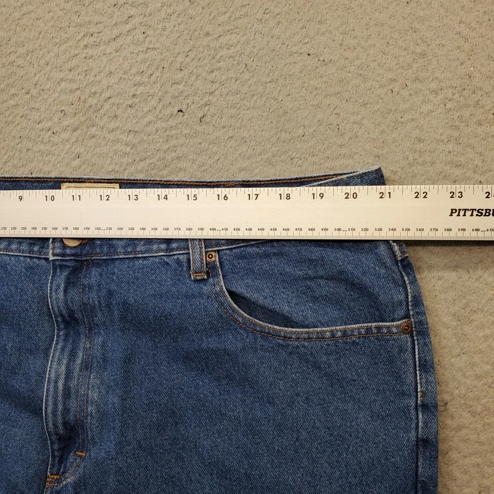 L.L. Bean Jeans Mens 42x30 Blue Denim Classic Fit Straight Leg Streetwear Grunge